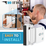 Home Safety Door Reinforcement Lock with Hinge Latch