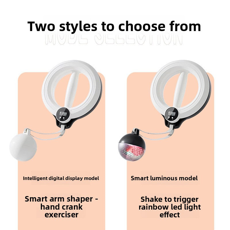 Smart Hand-Cranked Hula Hoop ? Qilin Swan Arm Toning Device