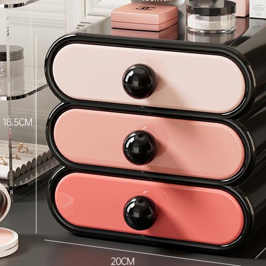 Drawer-type cosmetic storage box