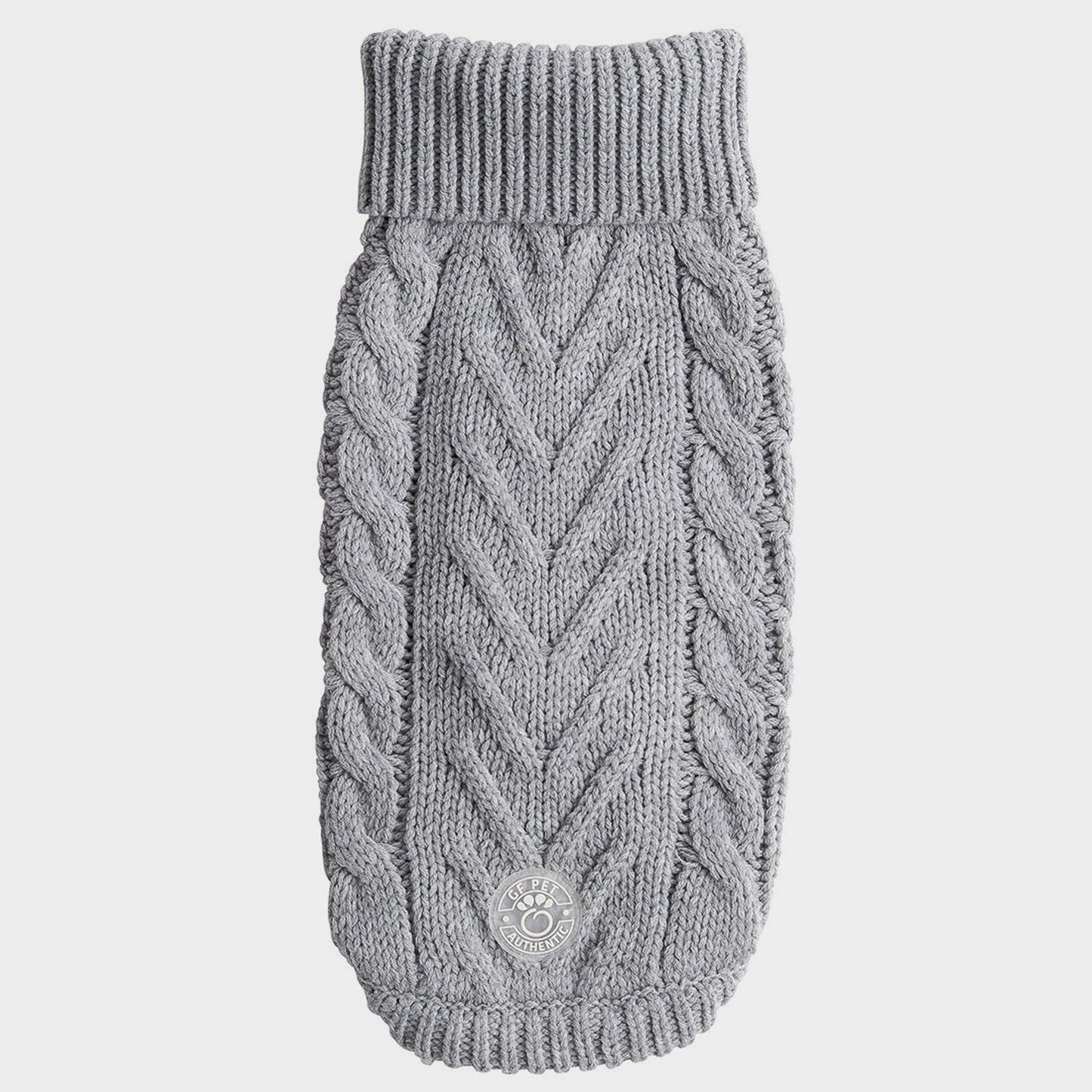 GF Pet Chalet Cable-Knit Dog Sweater
