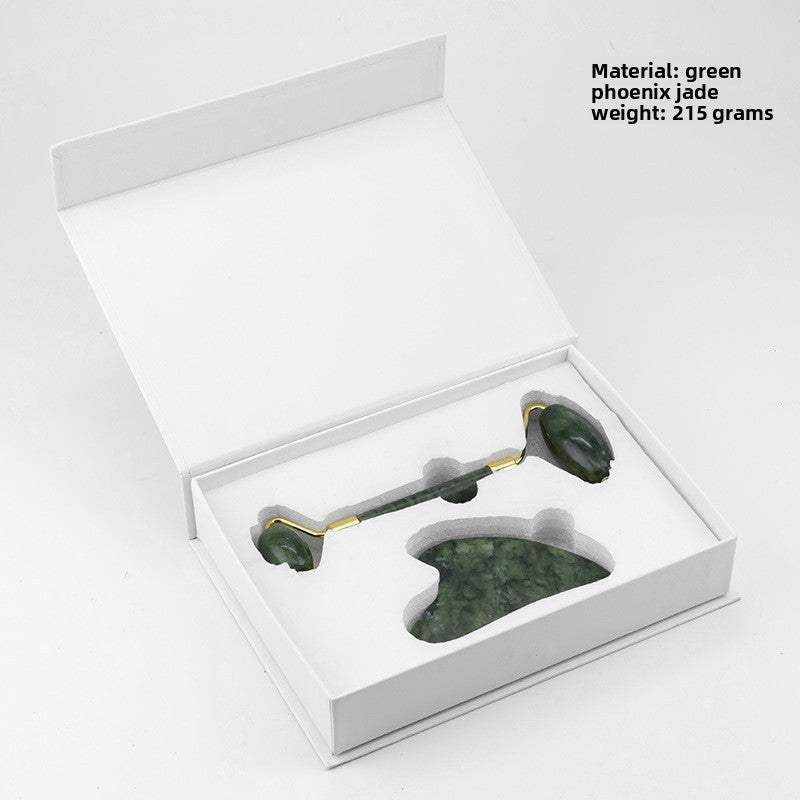 Dual Head Jade Facial Massager Roller and Gua Sha Set product image 7