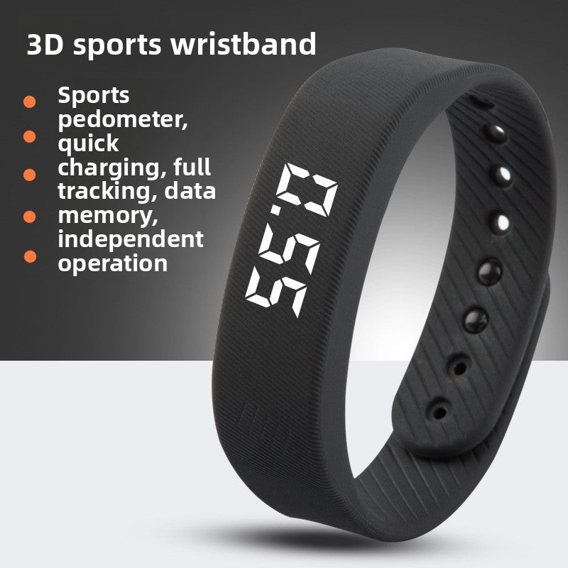 T5C FD68S Round Screen Smart Bracelet With Music Weather and Step Counter