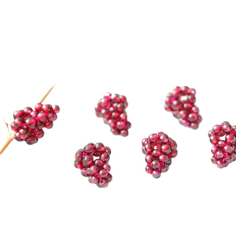 Natural garnet bracelet