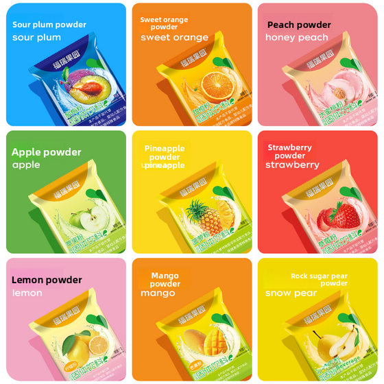 Tart plum powder, fresh orange powder product image 1