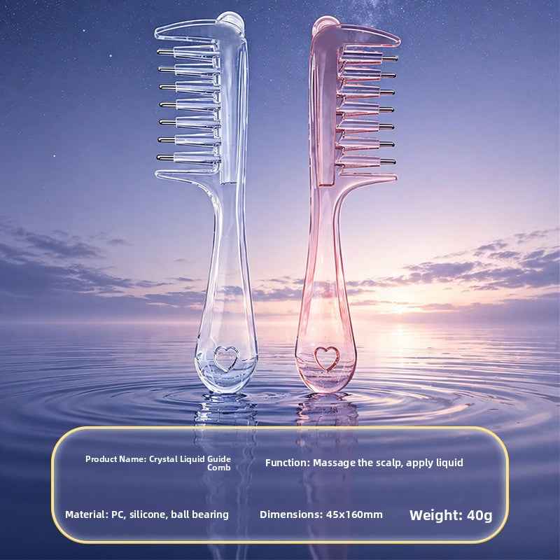 Liquid Application Hair Care Comb with Crystal Roller product image 2
