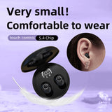 Wireless earbud detail with touch sensor