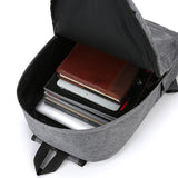 Nylon Laptop Backpack with USB Port