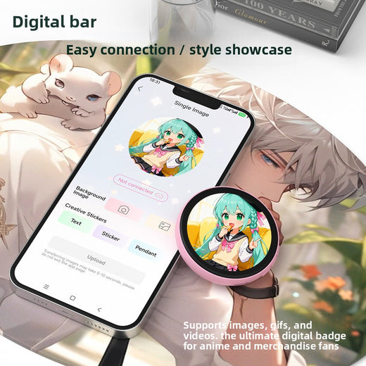 Touch Screen LED Electronic Badge product image 2