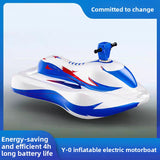 Inflatable boat electrically inflated children's kart boat, fishing boat