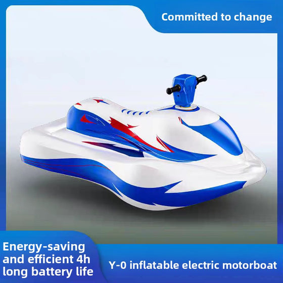 Inflatable boat electrically inflated children's kart boat, fishing boat product image 4