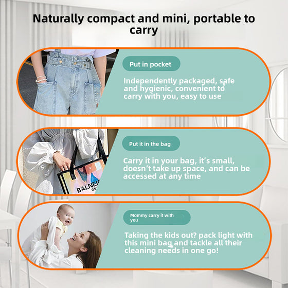 Mini Portable Wet Wipes for Children product image 3