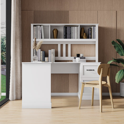 Home Office Computer Desk With Hutch