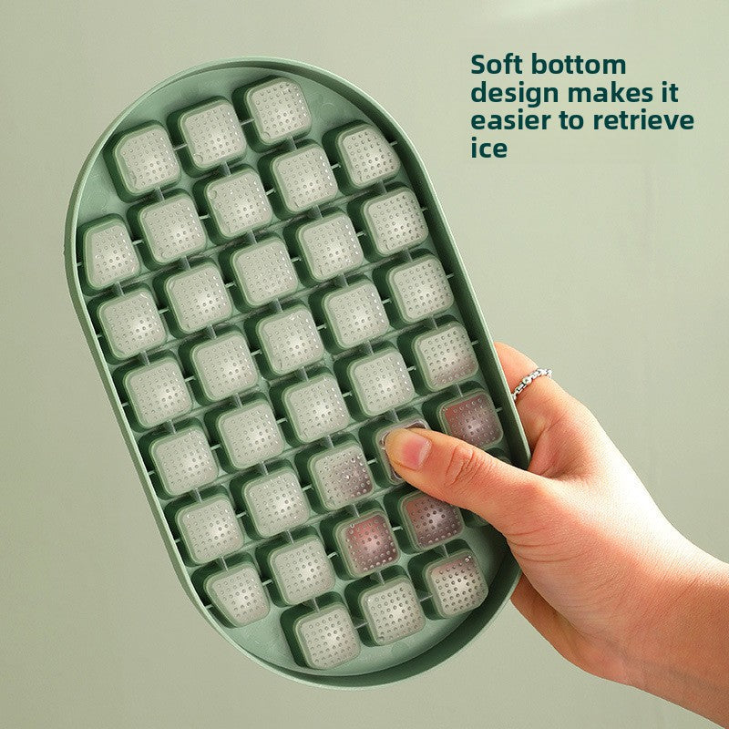Silicone Ice Cube Tray with Soft Bottom