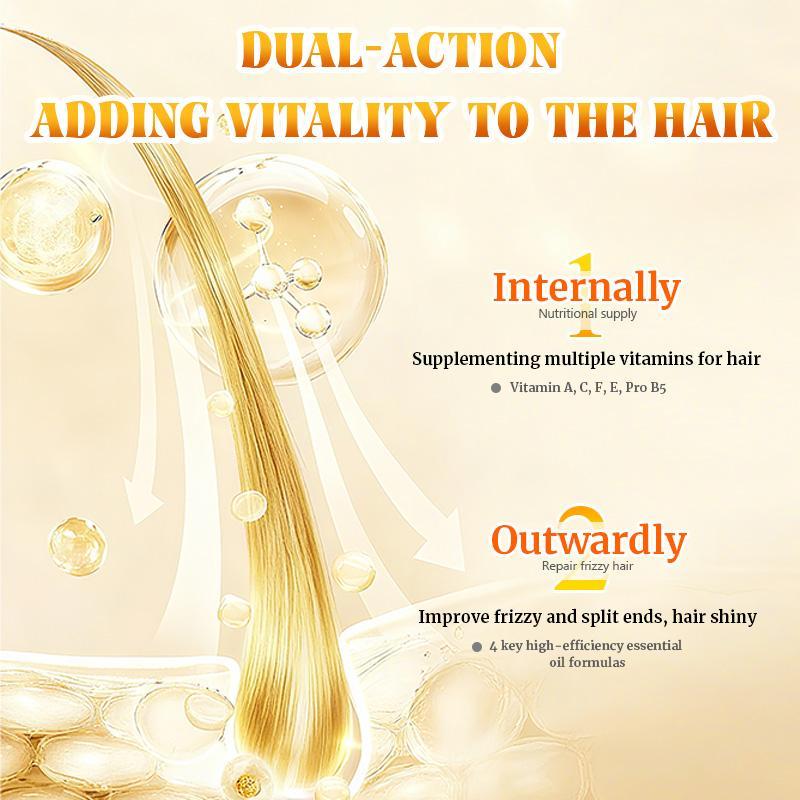 Hair oil capsule bundle for travel
