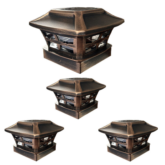 Outdoor Solar Column Light with Dual Color illumination Outdoor & Pond Lighting product image 3