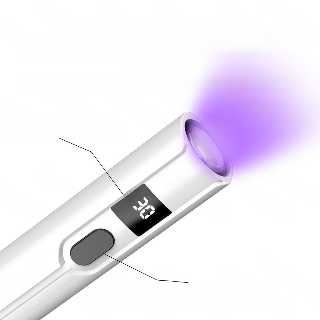 Mini Portable LCD Nail Lamp