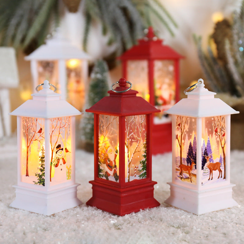 LED Luminous Satchel Candle Christmas Decoration Ornament