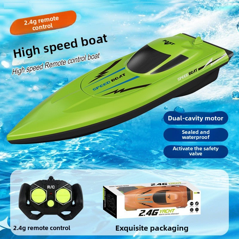 Electric Remote Control Speedboat Toy for Kids
