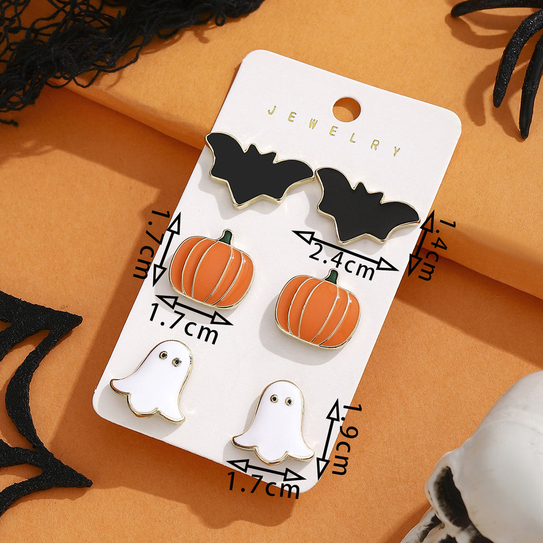 Cartoon Halloween Earring Set