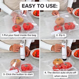 B82B-Handheld Vacuum Sealer Machine-Compact Food Vacuum Sealer 1SET, Seal Meal Saver,Portable for Food Sealing Machine