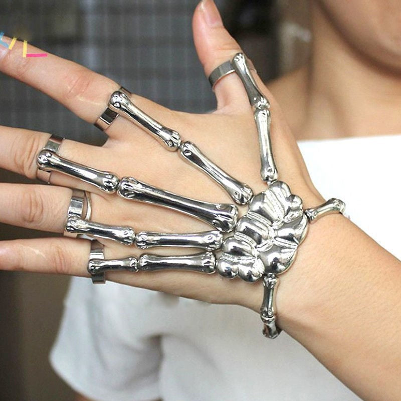 Halloween Skull Ghost Hand Bracelet