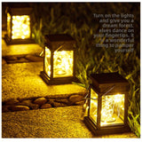 Solar Copper Wire Star Palace Lantern