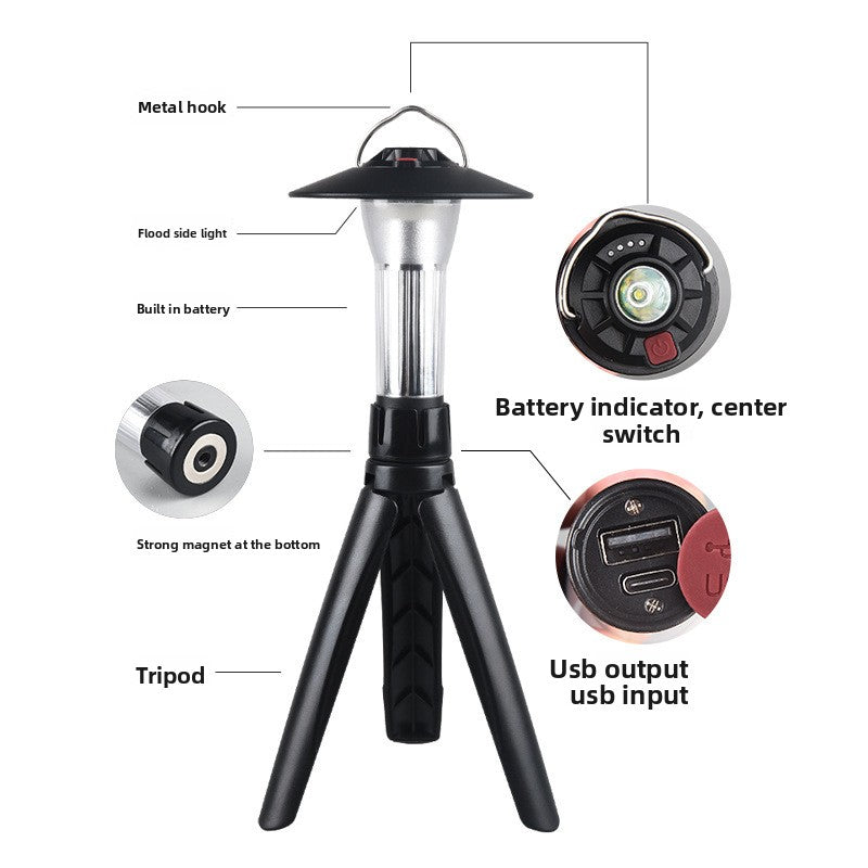 Portable USB Rechargeable LED Camping Light