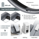 Adjustable Neck Reading Light with Rechargeable Battery