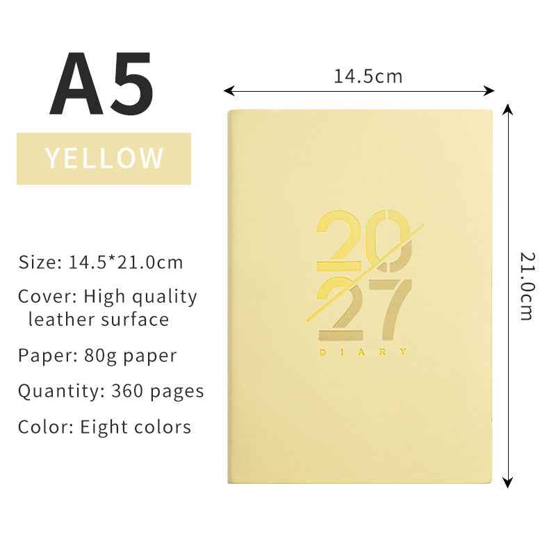 2027 Multilingual Planner Notebook