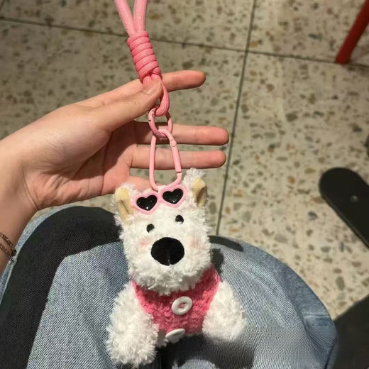 West Highland Puppy Plush Keychain Toy product image 6