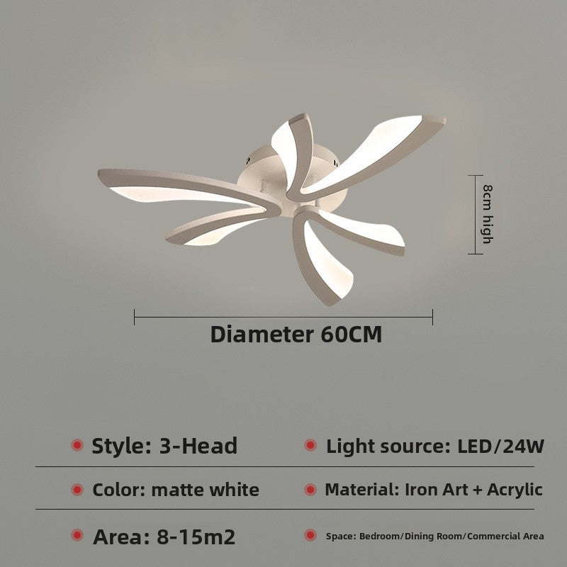 Nordic style V-shaped acrylic ceiling lamp