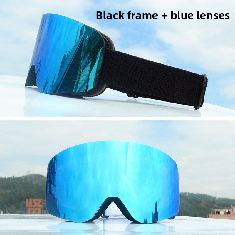 Magnetic Anti-Fog Ski Goggles