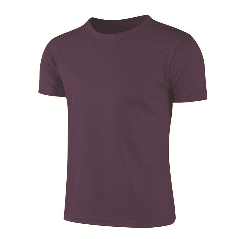 Men's Sports Quick-Dry Short Sleeve Round Neck Athletic Tee