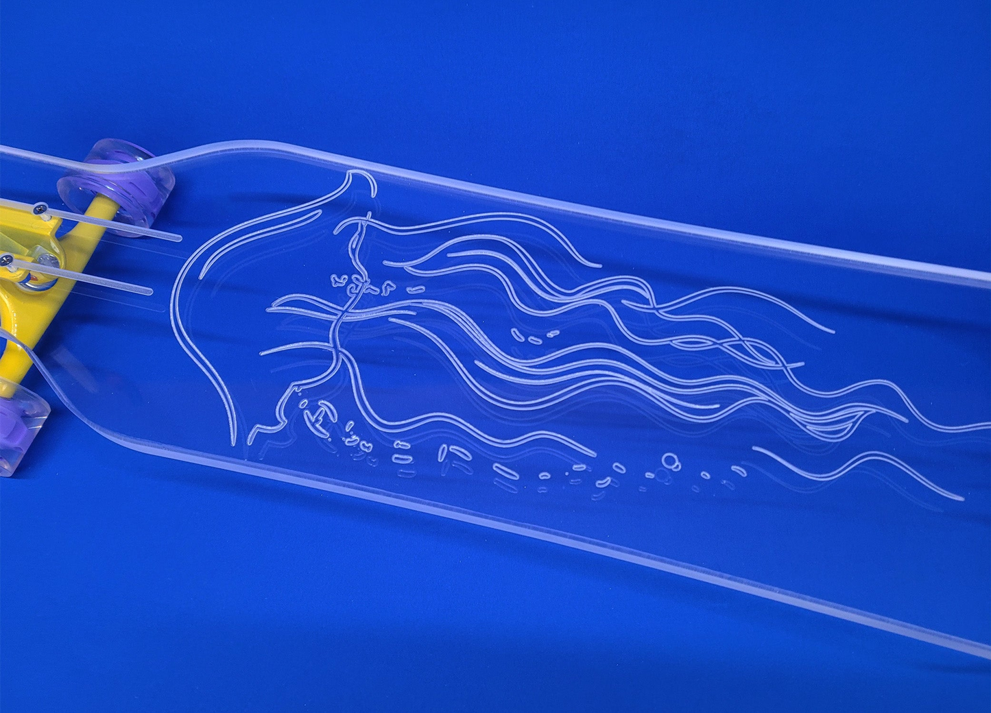 Ghost Boards Jellyfish LED Light-Up Longboard Skateboard