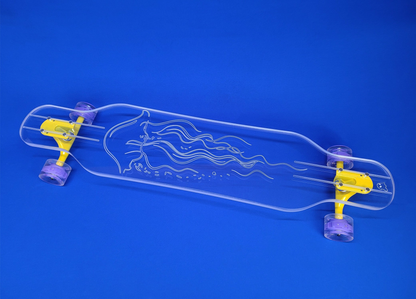 Ghost Boards Jellyfish LED Light-Up Longboard Skateboard
