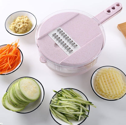 8-in-1 Mandoline Vegetable Slicer Grater Kitchen Tool