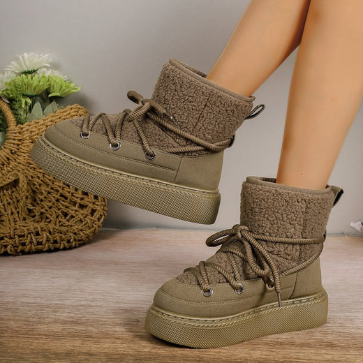 Knee-warming women's boots