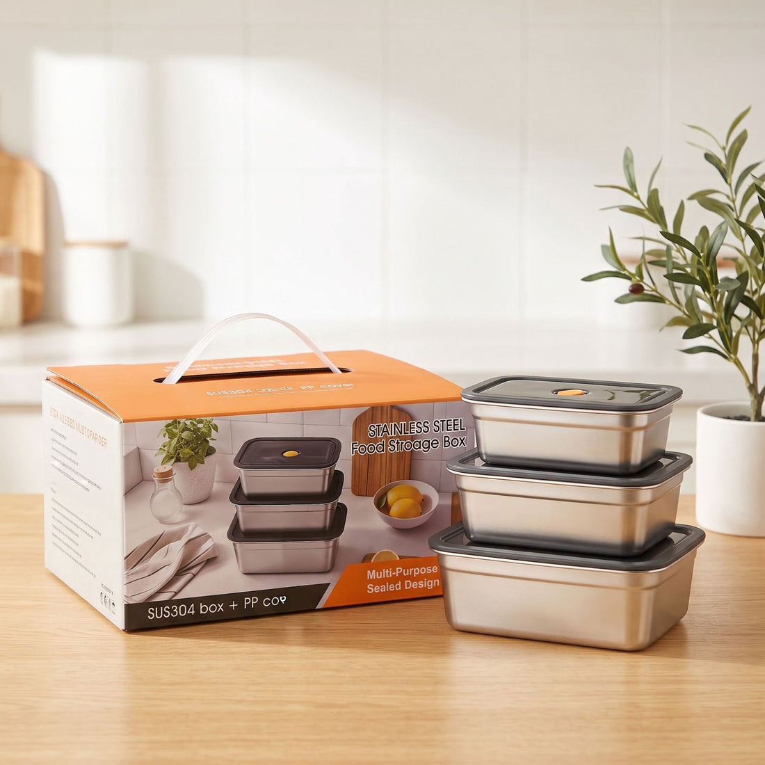 Stainless Steel Vacuum Sealed Lunch Box