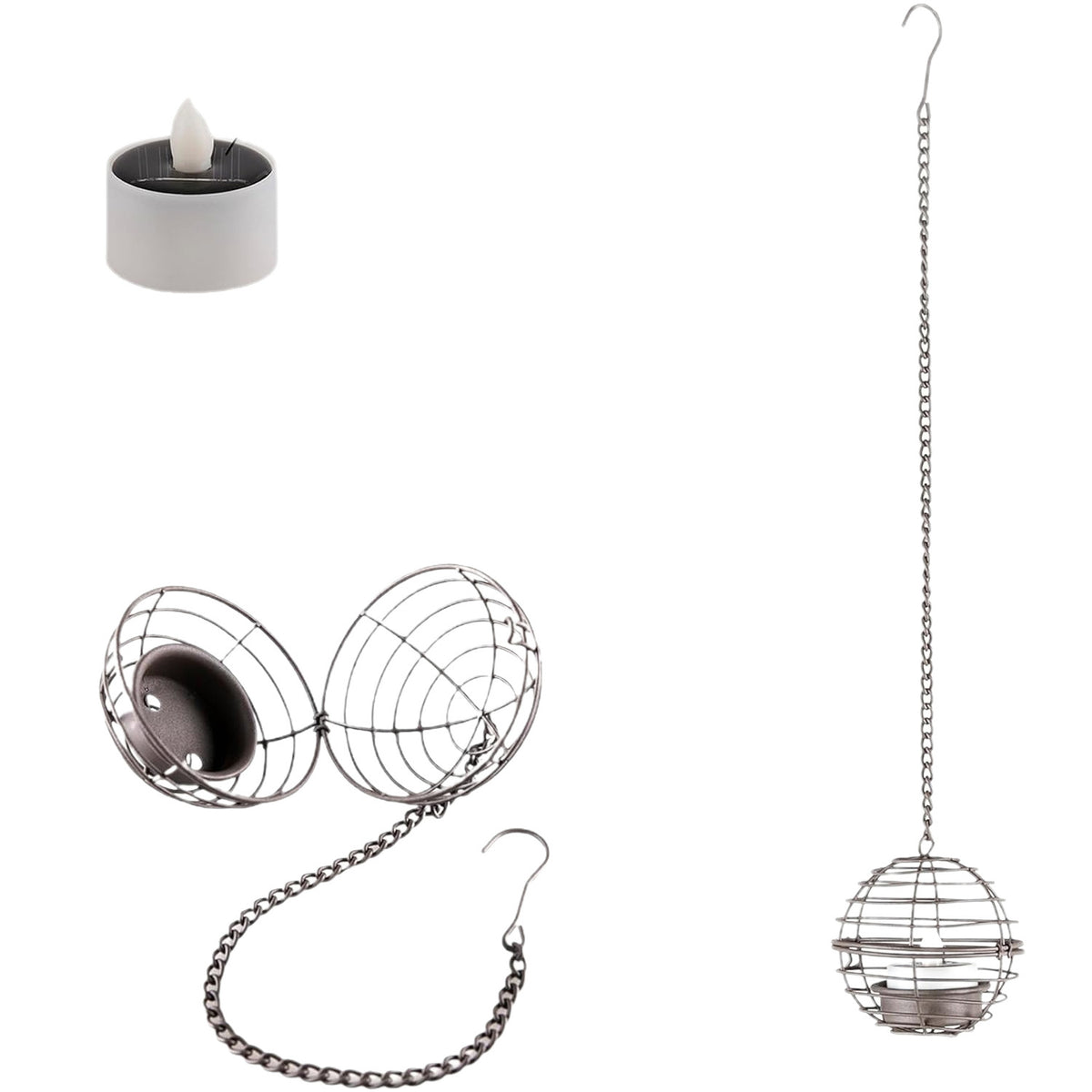 Solar Ball Candle Lantern Outdoor Decorative Light