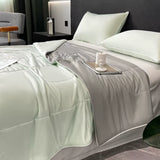 Reversible Cooling Blankets Smooth Air Condition Comforter Lightweight Summer Quilt Washable Double Side Cold Fabric & Cool Skin