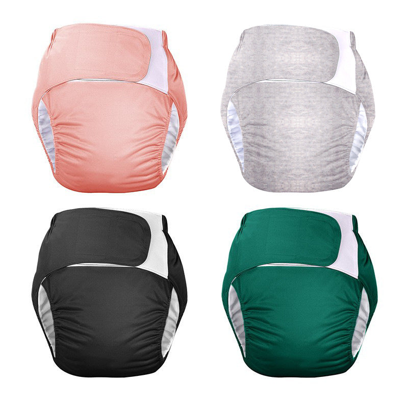 Velcro Adult Diaper Pants Absorbent Cotton Underwear