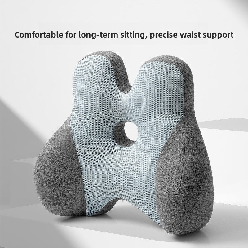 Ergonomic Lumbar Support Cushion Chair Pad