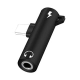 Apple 3.5mm to Lightning Headphone Adapter Charging and Audio Converter for iPhone