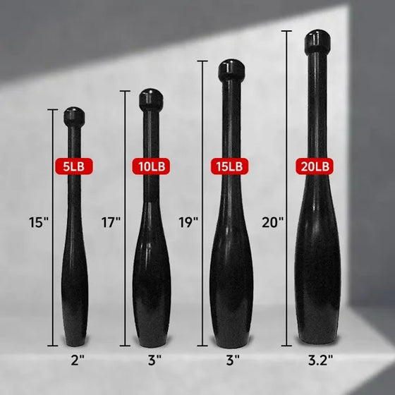 5 lb steel mace head close-up