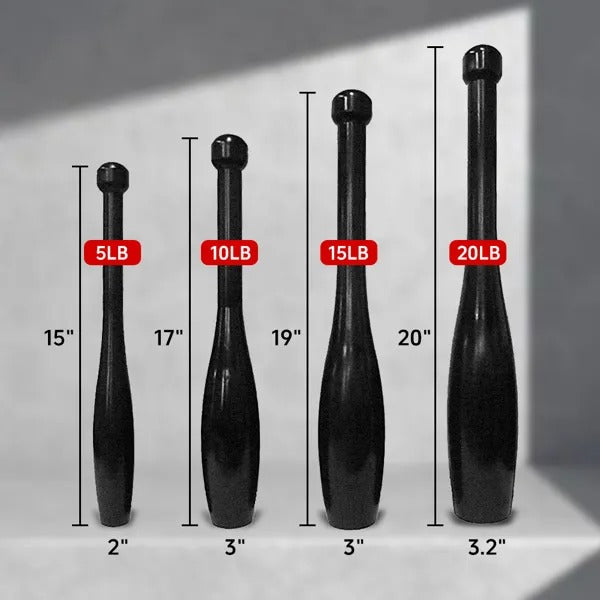 5 lb steel mace head close-up