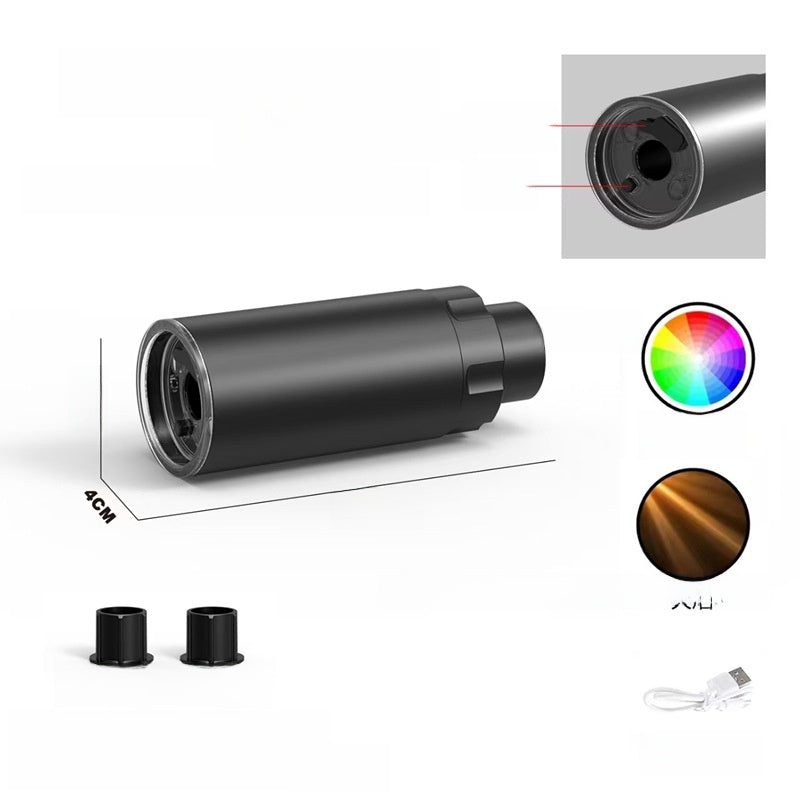 Tactical Luminous Sensor Flash Toy Gun Silencer with Spray Effect Accessories
