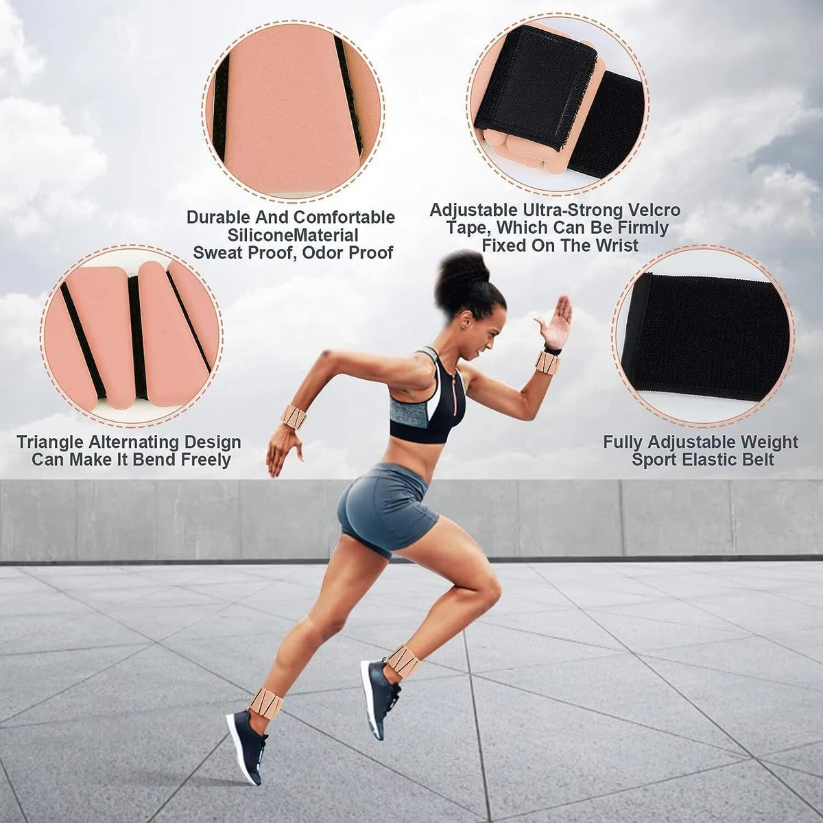 Yoga fitness ankle ring