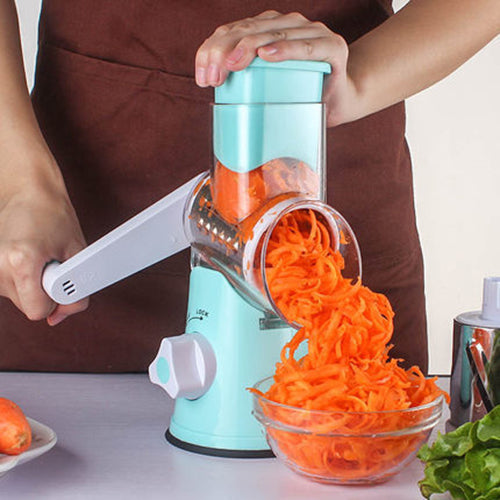 Mandoline slicer stainless steel blade close-up