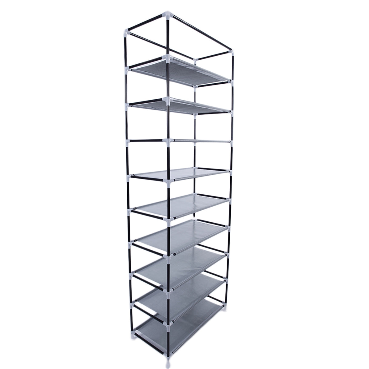 10-tier shoe rack frame without cover