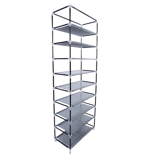 10-tier shoe rack frame without cover